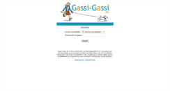 Desktop Screenshot of gassi-gassi.de